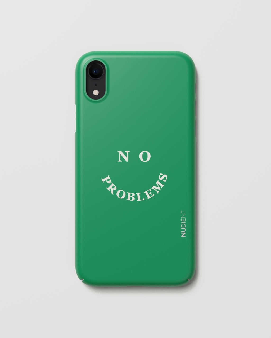 Thin Case - No Problems Green - iPhone XR – NUDIENT